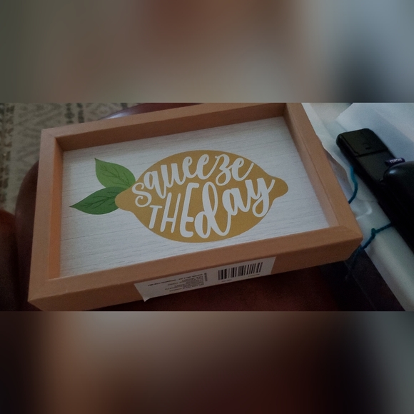 Huntington Home Reversible Sign Home Sweet Home/Squeeze The Day New - Picture 2 of 3